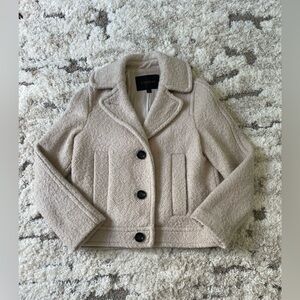 Coach Wool Blend Short Coat, Size XS